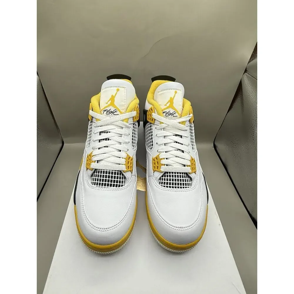Brand New Authentic 2024 Air Jordan 4 Retro Vivid Sulfur Women Size 10.5 Men 9